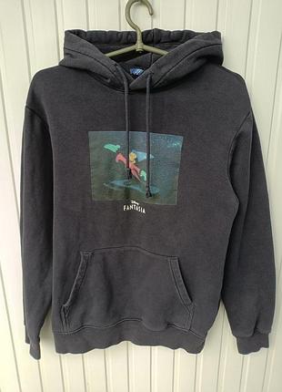 Темно-синее худи h&amp;m divided x disney fantasia (размер xs)