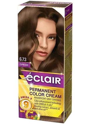 Крем-фарба для волосся 6.73 еспресо (з олією omega 9) тм eclair