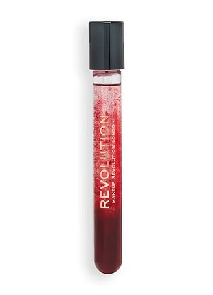 Bitten kiss lip oil, "кривава" олійка для губ від makeup revolution