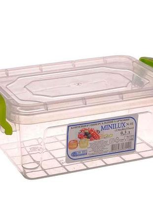 Контейнер пл. 0,3л minilux №01 тм al-plastik
