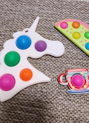 Комплект игрушек антистрессов pop it и simple dimple 2