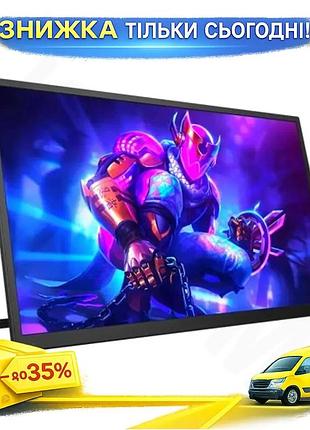 Ku монітор 18.5 uperfect universal fit портативний ips 1920x1080 для геймінгу та роботи з графікою 120 uni2l_k