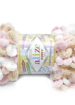 Пряжа puffy color 6046 5шт/уп тм alize