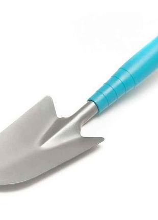 Лопата садовая l=310мм узкая с пластиковой ручкой тм master tool