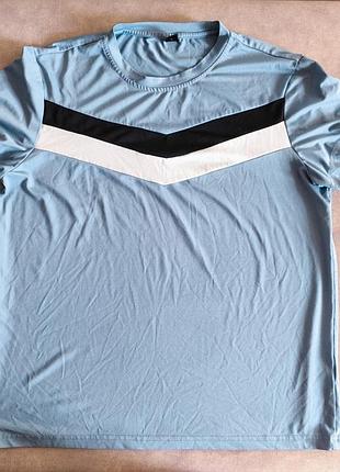 Футболка shein manfinity men colorblock chevron tee
