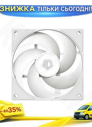 Ku вентилятор 120 мм universal fit id-cooling 120x120x25 мм тихий охладитель для пк гидравлический под uni2l_k