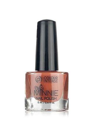 Лак д/нобит minnie 132 enamel brown red 5мл тм colour intense