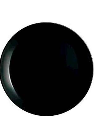 Тарілка підставна кругла 27,3см diwali black p0786 тм luminarc