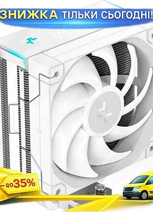 Ku кулер для процессора universal fit deepcool активное охлаждение 1x120 мм. lcd экран для intel amd б uni2l_k