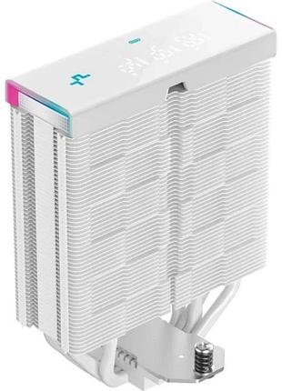Ku кулер для процессора universal fit deepcool активное охлаждение 1x120 мм. lcd экран для intel amd б uni2l_k 8
