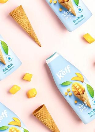Keff mango sorbet ice cream гель для душу манго сорбет, 500 мл