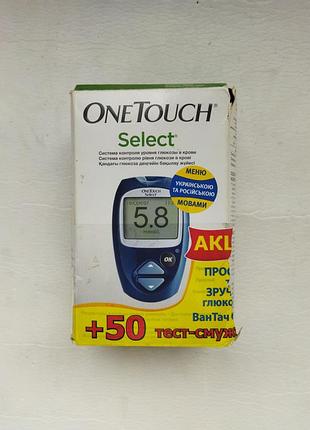 Глюкометр one touch select.