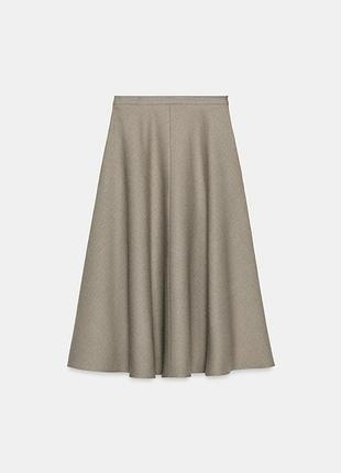 Юбка миди zara - s, m, l, xl 4
