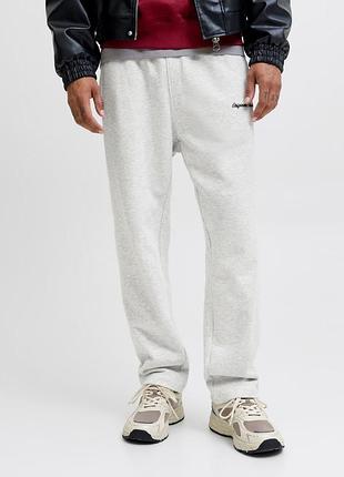 Чоловічі white melange штани jack & jones