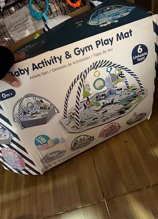 Розвиваючий килимок для малюка baby activity gym play mat 0+