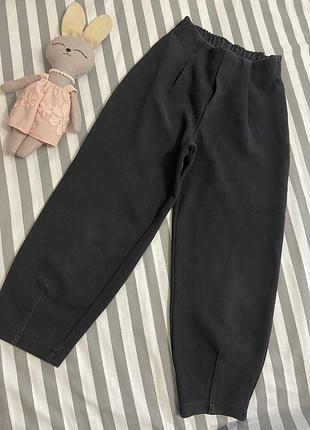 Чорні брюки брючки в школу зара zara на 8-9 ц