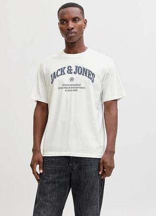 Чоловіча cloud dancer футболка jack & jones