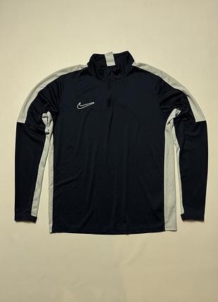 Спортивна кофта nike dri-fit 1/2 zip drill top (dx4294-451) розмір m