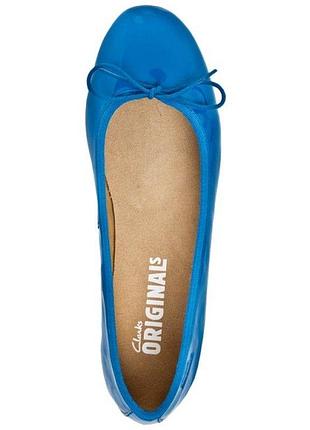 Брендові балетки жіночі clarks originals 38,5 [великобританія] 24 см (туфли женские лаковые)
