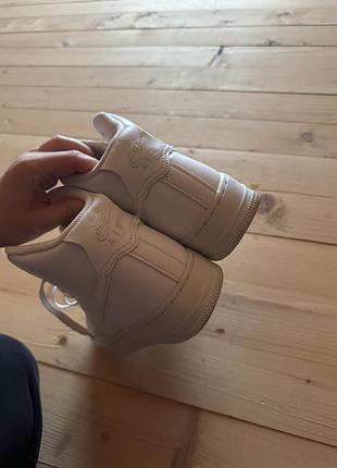Кросівки nike білі високі 4