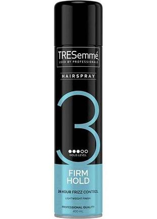 Лак для волос 400мл срединой фиксации firm hold тм tresemme