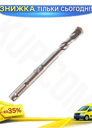 Ku бур sds+ intertool universal fit 10 мм для сверления бетона кирпича и камня твердосплавный бур для uni2l_k