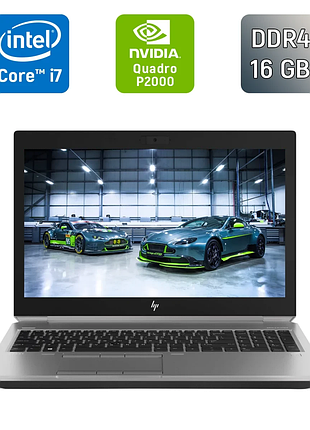 Мобільна робоча станція б-клас hp zbook 15 g5 / 15.6" (1920x1080) ips / intel core i7-8850h (6 (12) ядра по 2.6 - 4.3 ghz) / 16 gb