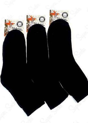 Шкарпетки бабусині акріл s200 однотон (чорний) р.22 1 пара тм super socks