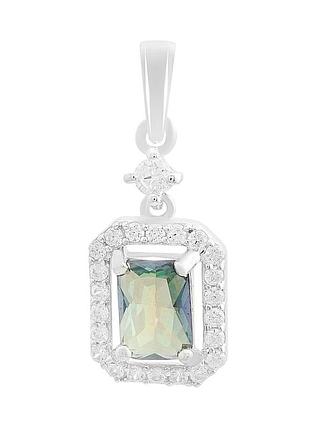 Срібна підвіска proba з містик топазом 1.776ct (2203827)