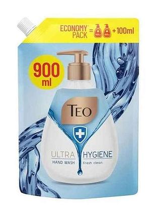Мыло жидкое 900мл дой-пак ultra hygiene тм teo
