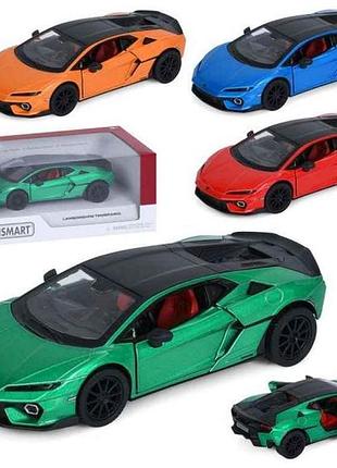 Машина kt5482w метал, інерція, 1:38, відч. двері, 12см помаранчевий тм kinsmart