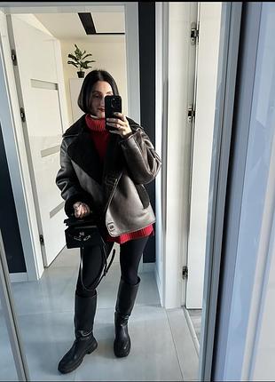 Шоколадна дублянка zara 7