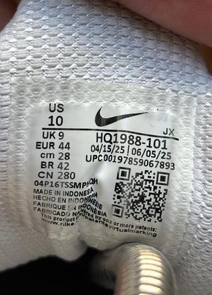 Nike shox r4 44 білі 5