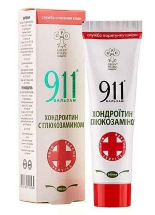 Бальзам косметичний хондроїтин з глюкозамінником 100мл тм green pharm