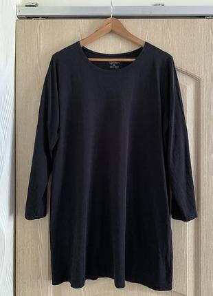 Туніка-плаття gudrun sjödén, xl, чорна