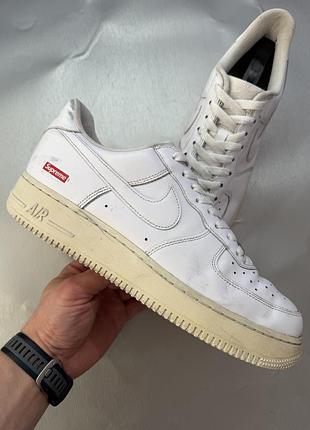 Кросівки nike air force 1 low supreme white