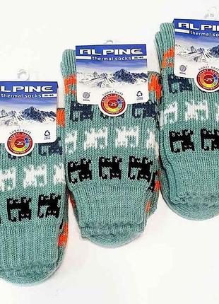 Шкарпетки вовна котики полинь f027 р.36-40 1пар тм fanatics