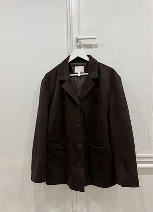 Продам жакет замшевий коричневий h&m
