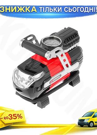 Ku автомобільний мінікомпресор intertool universal fit 12в 7 бар 30 л/хв для накачування коліс мотоцик uni2l_k