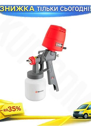 Ku краскопульт электрический hvlp universal fit intertool 450вт 1000 мл для окрашивания поверхностей п uni2l_k