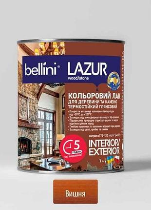 Лазур 0,75л для деревини вишневий тм bellini