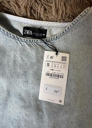 Топ джинсовий zara 2