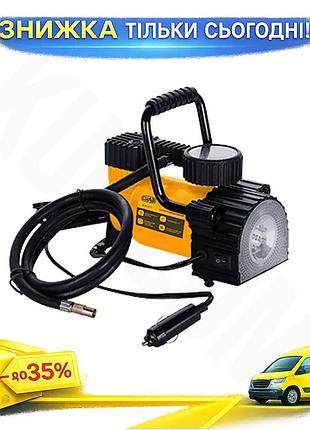 Ku миникомпрессор автомобильный сила universal fit 7 атм 35 л/мин однопоршневой для накачки шин и рези uni2l_k