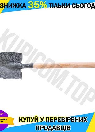 Ku лопатка садовая mastertool universal fit 500х110 мм удлиненная штиковая лопата для копания и переса uni2l_k