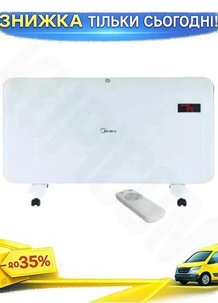 Ku конвектор midea 1500w universal fit настенный напольный обогреватель с пультом управления таймером uni2l_k