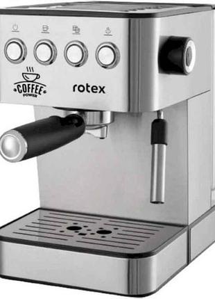 Кавоварка 850вт rcm850-s power espresso тм rotex