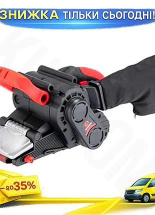Ku шлифмашина ленточная intertool universal fit 800 вт электрическая шлифовка для дома и работы шлифов uni2l_k