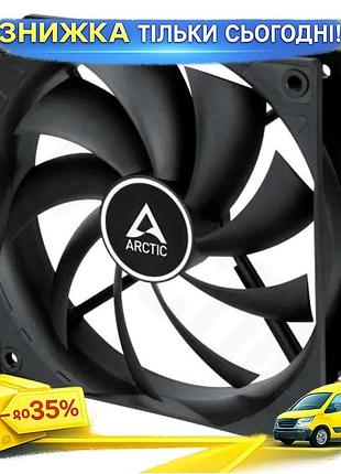 Ku вентилятор 120 мм universal fit arctic черный 1350 об/мин для корпуса охлаждения гидродинамический uni2l_k