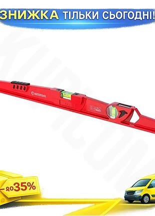 Ku уровень каменщика intertool universal fit 600 мм пузырьковый для профессионалов и домашних мастеров uni2l_k