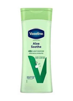 Лосьон для тела 400мл intensive care с алоэ для обезвоженной кожи тм vaseline